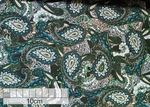 Paysley Grün Blau